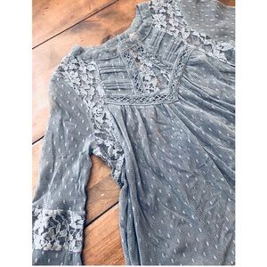 Free People Lace Blouse